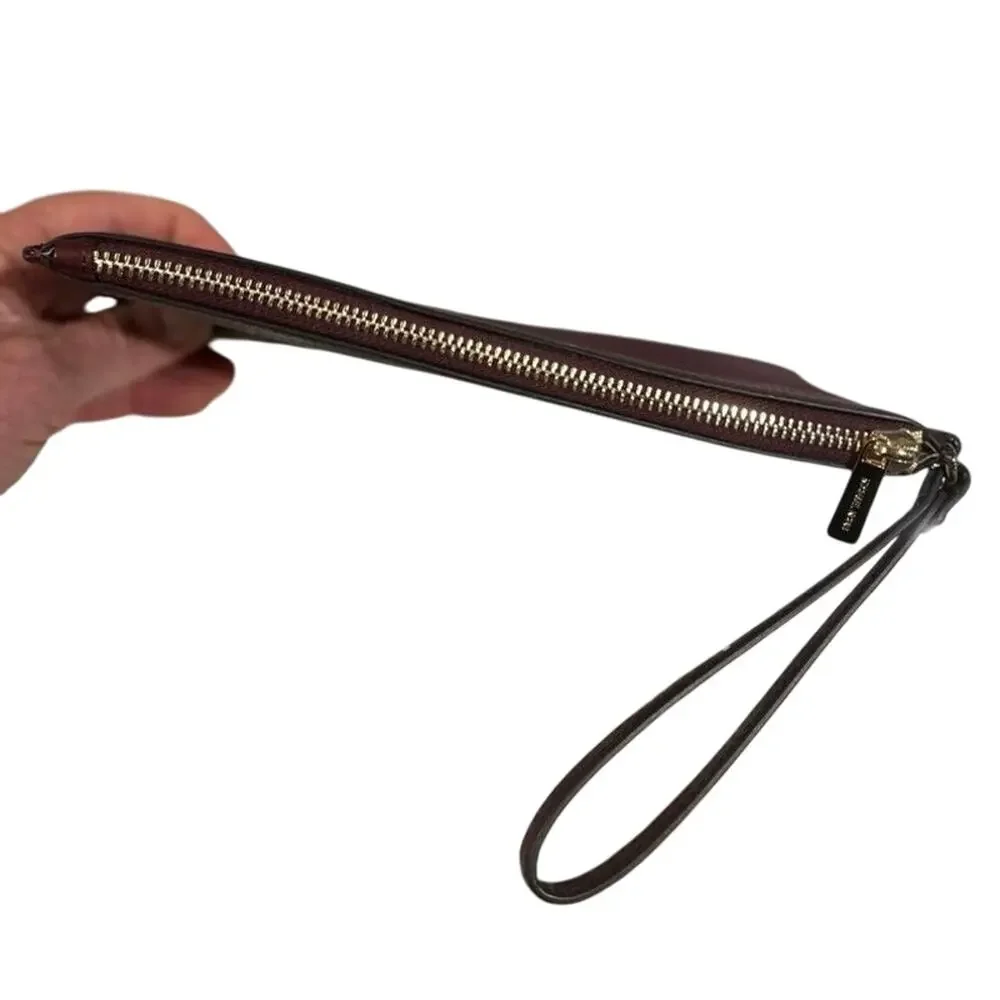 MICHAEL KORS Jet Set Large Leather Clutch Wristlet Wallet New with Tag MSRP $258